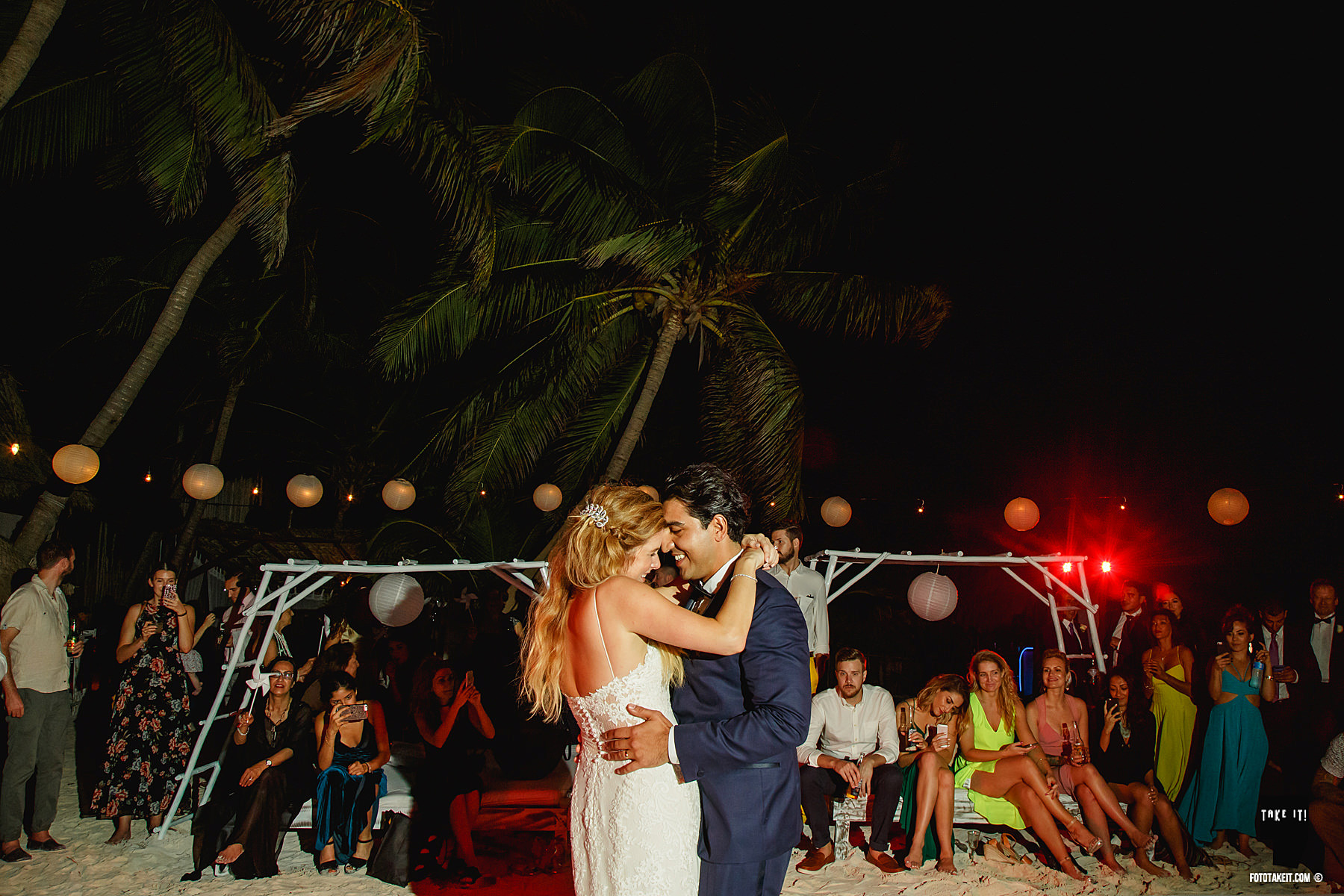 beach club wedding