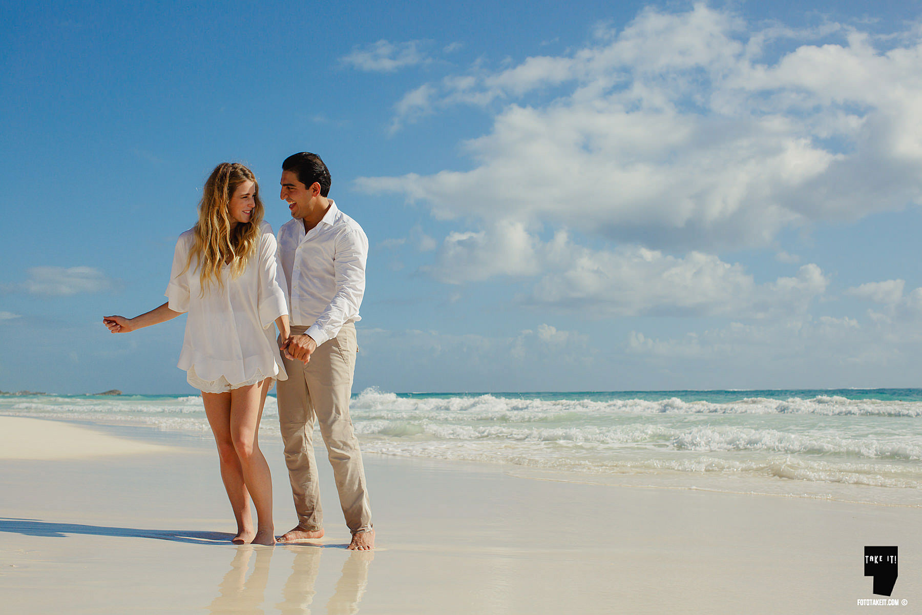 Destination beach wedding