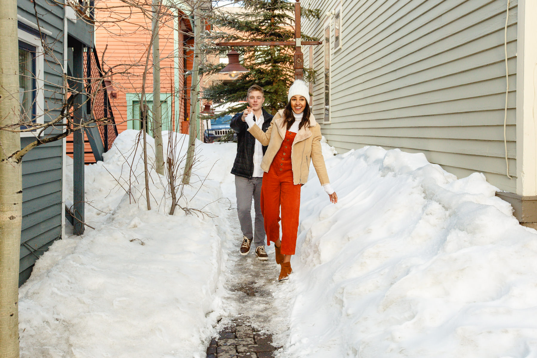 Breckenridge Winter Engagement Photos