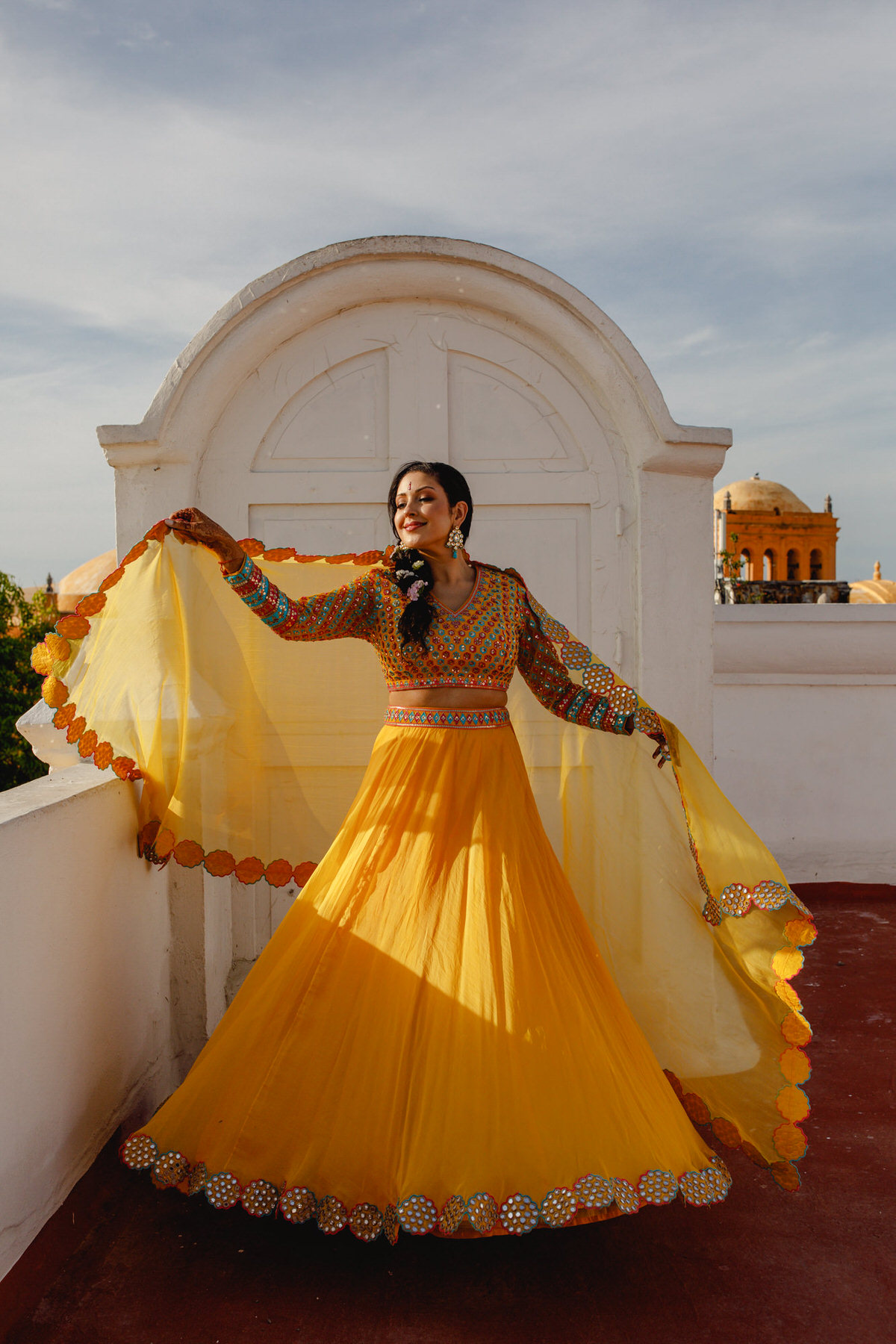 Indian wedding photography in Cartagena