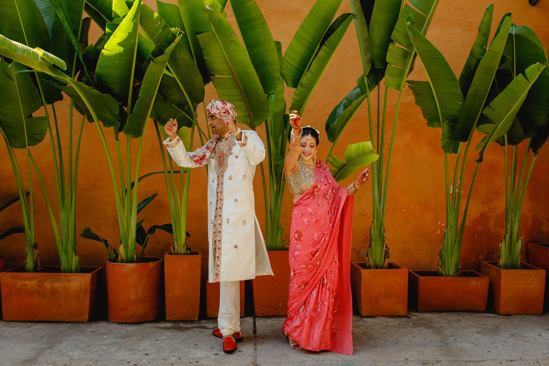 Indian wedding in Cartagena de Indias, Colombia. 