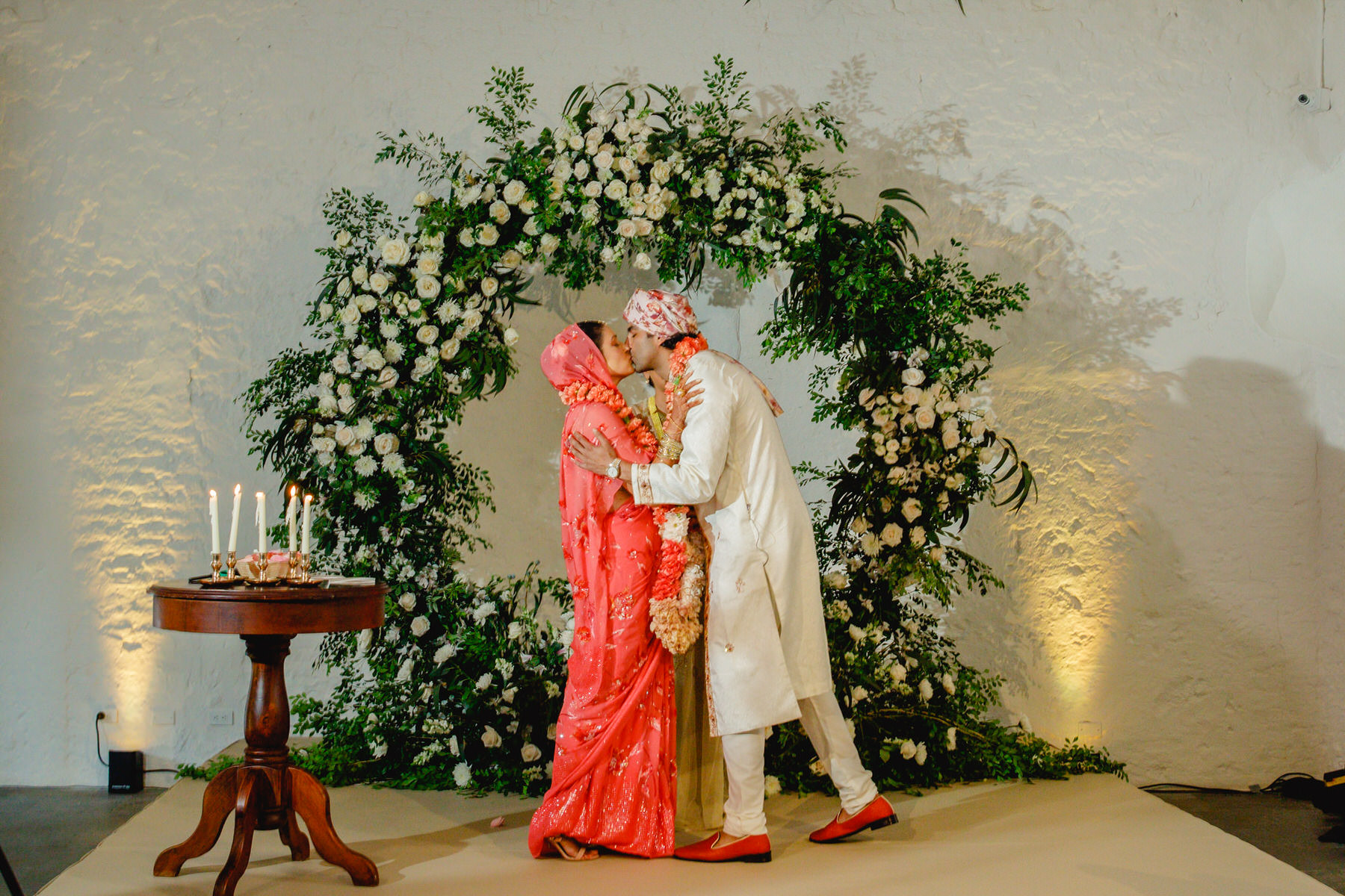 Indian fusion wedding ceremony in Cartagena 