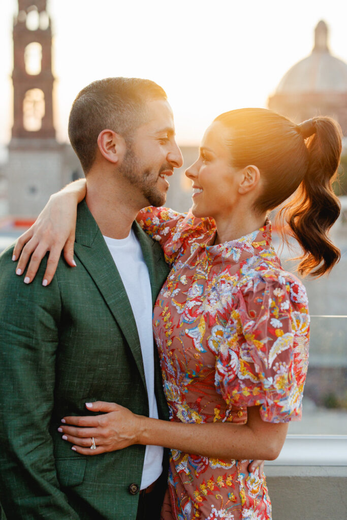 Gorgeous couple's portrait in Mexico