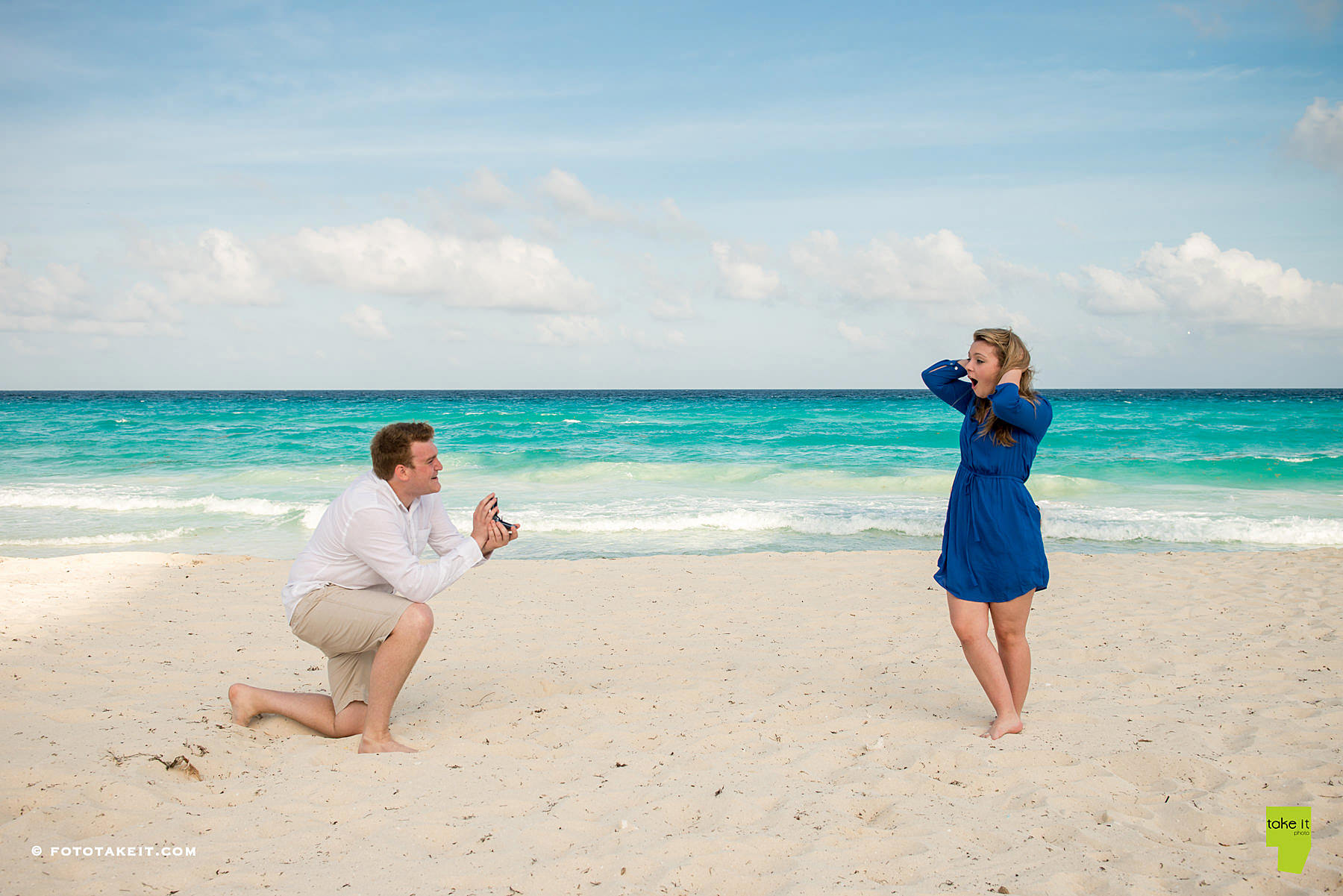 wedding proposal westin cancun