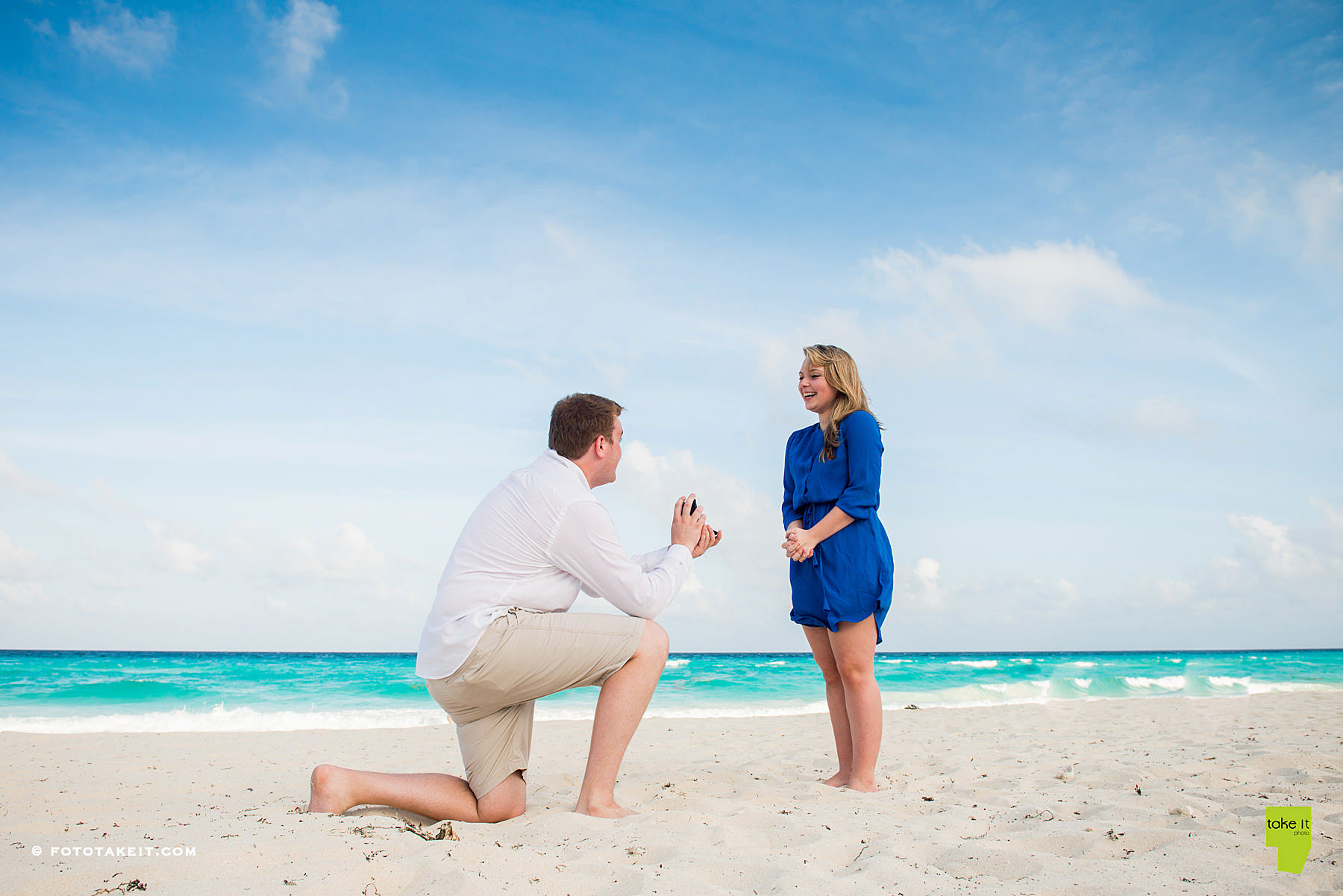 cancun beach proposal