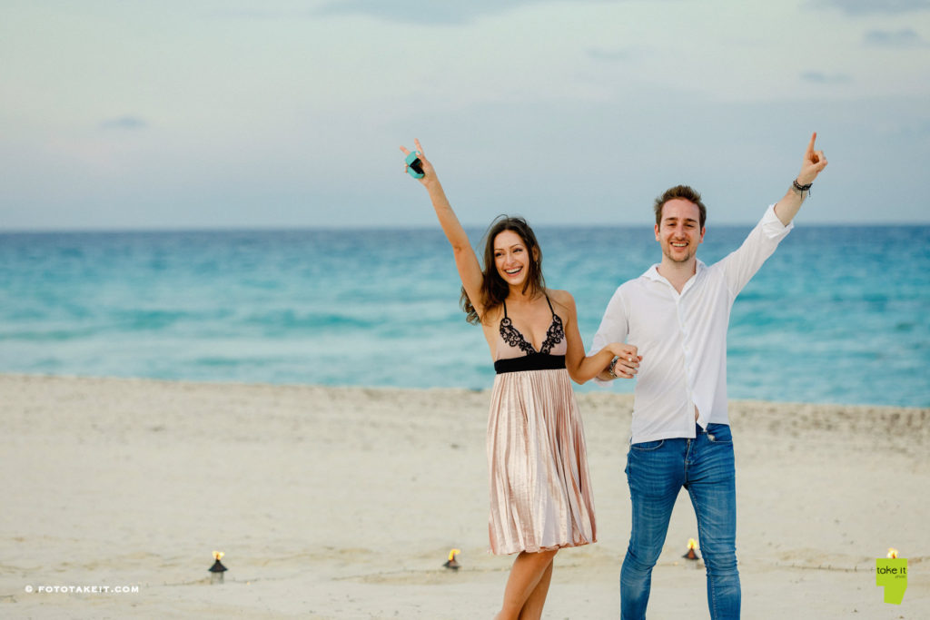 wedding proposal Tulum