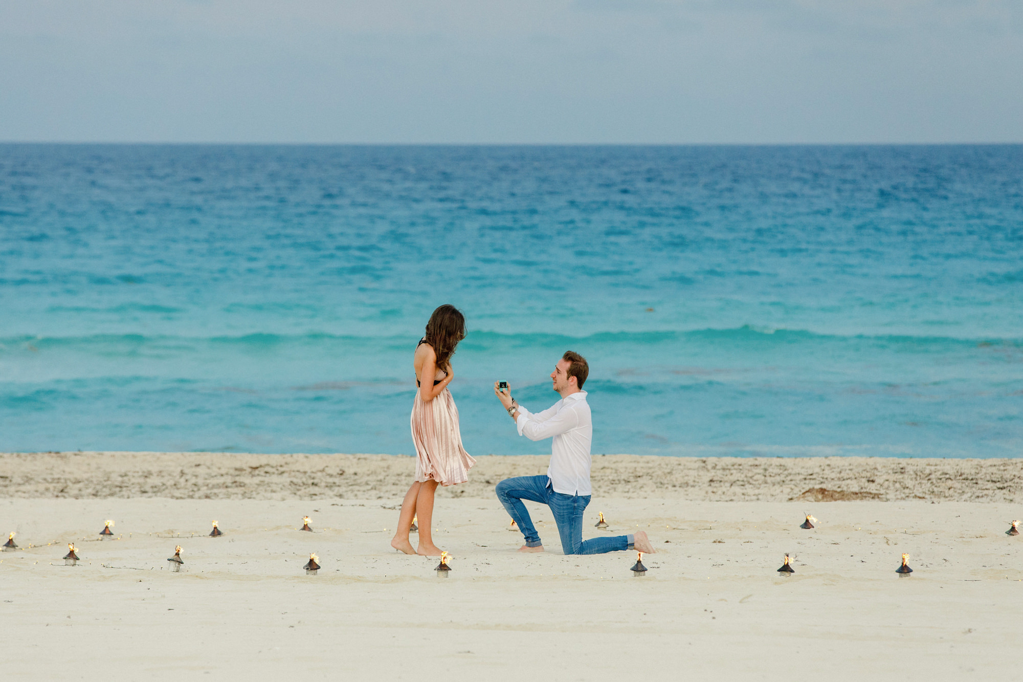 Riviera Maya wedding proposal