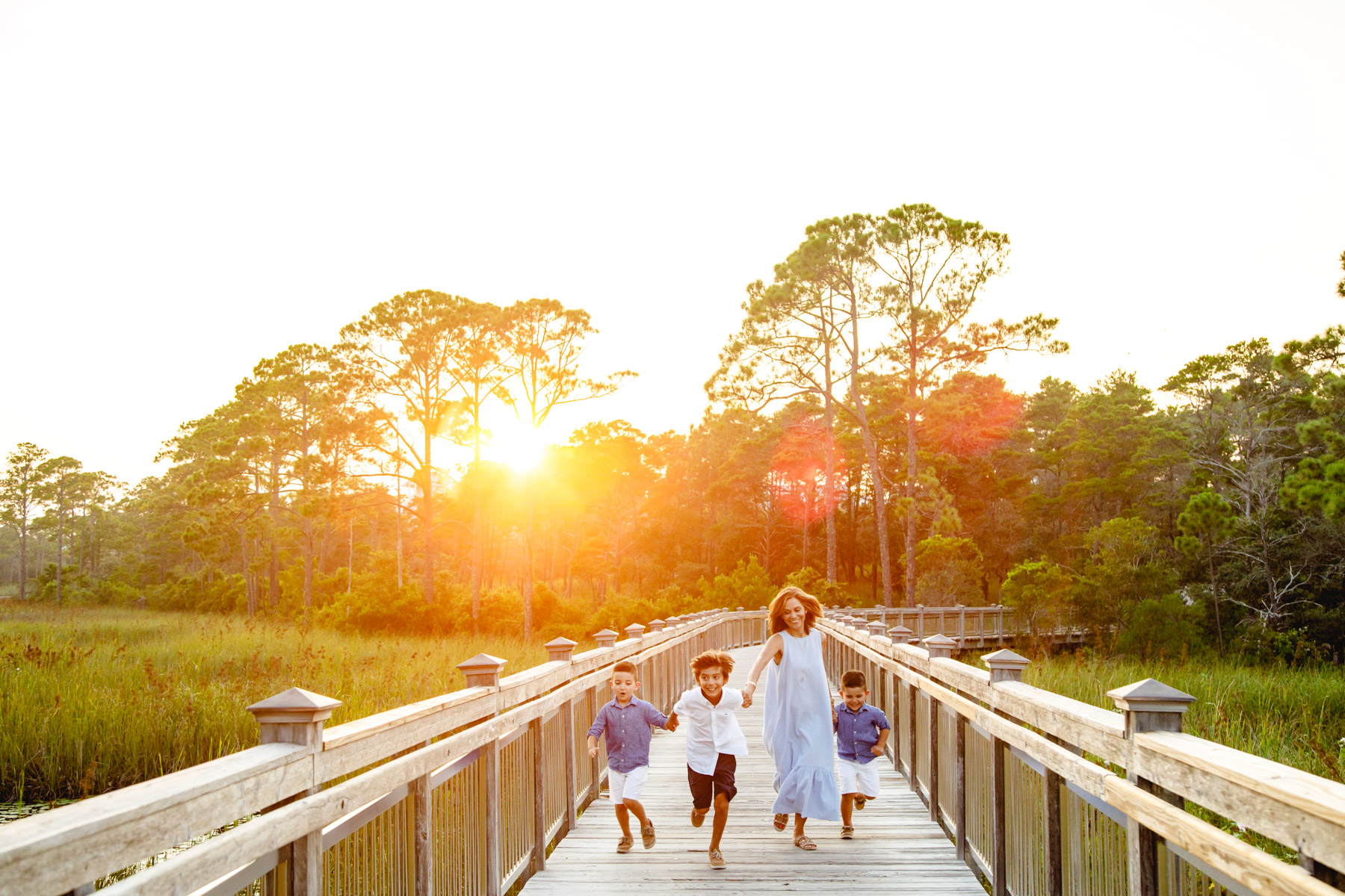 Watercolor Family portraits. 30A Florida