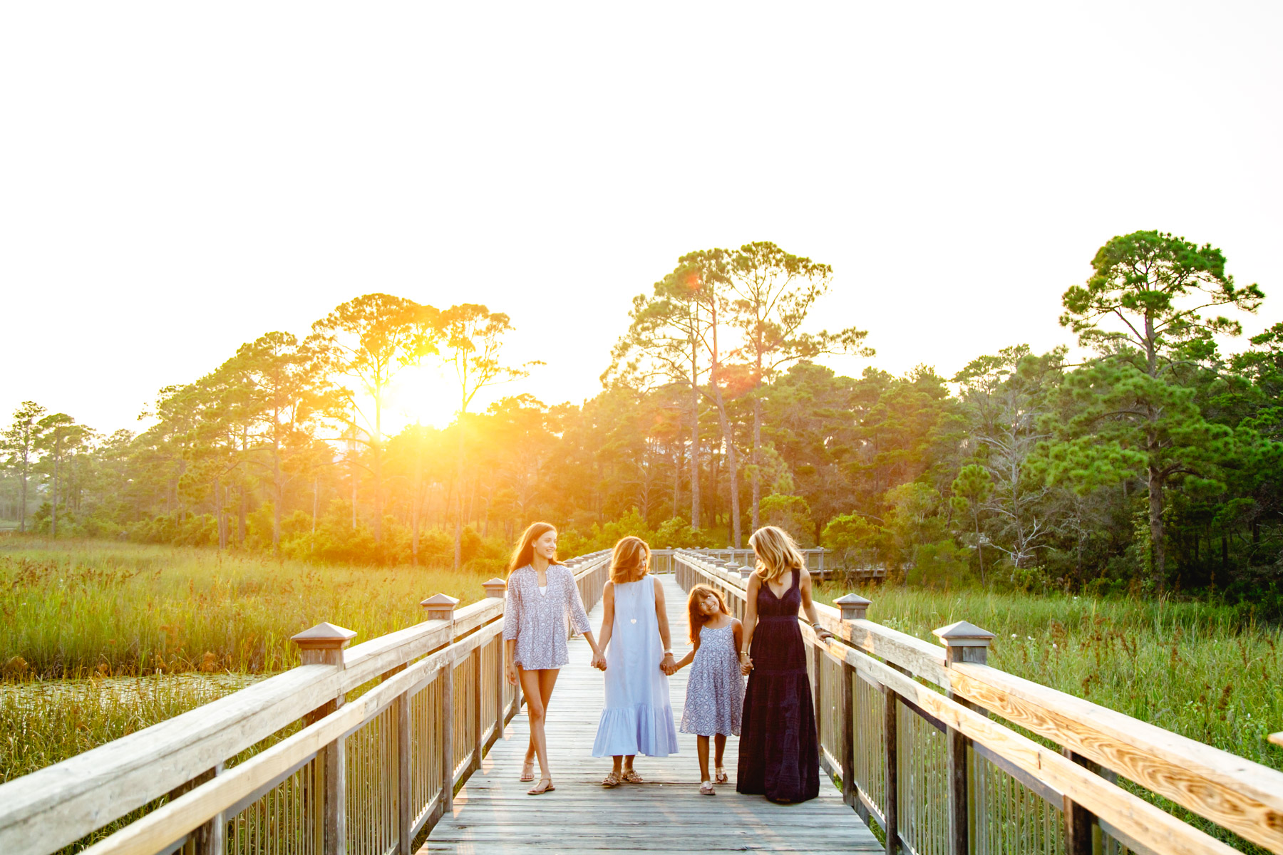 Watercolor Family portraits. 30A Florida