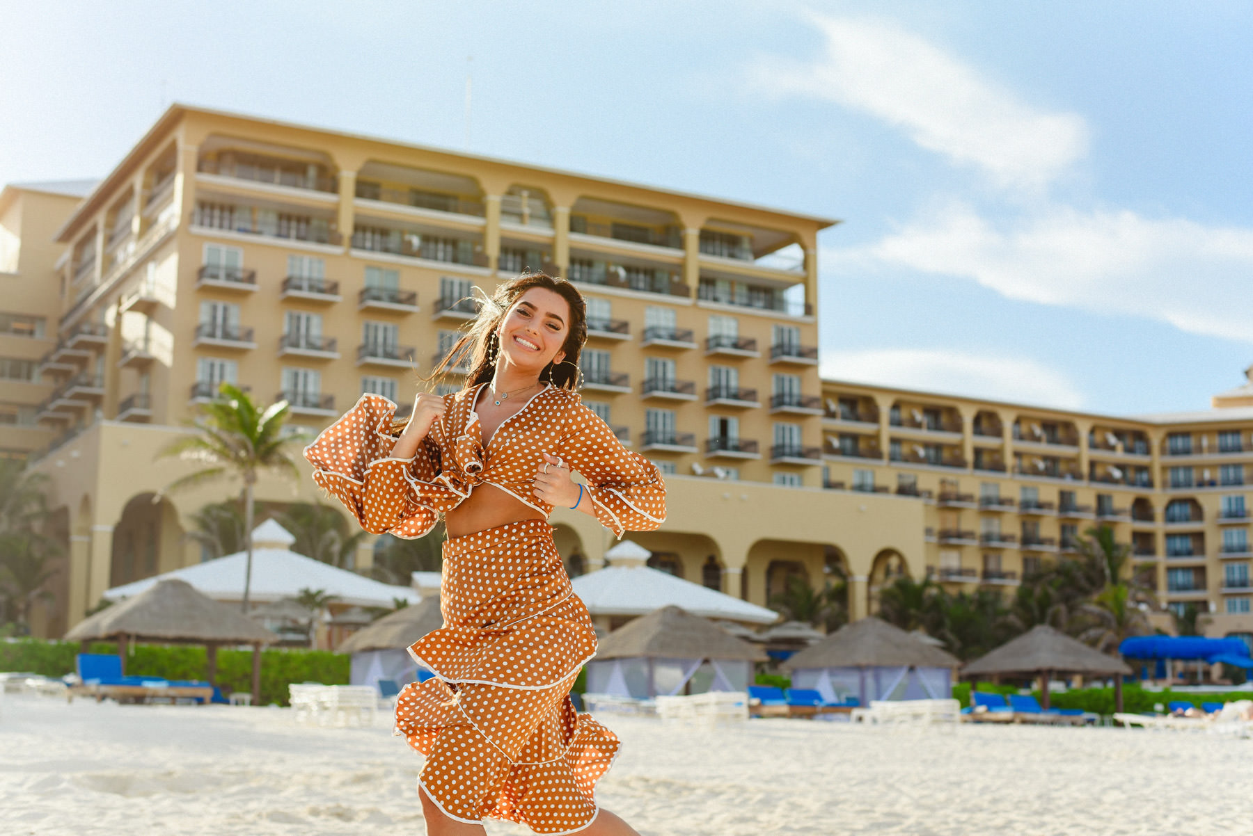 Cancun beach portraits by Take it Photo at The Ritz-Carlton Cancun hotel.