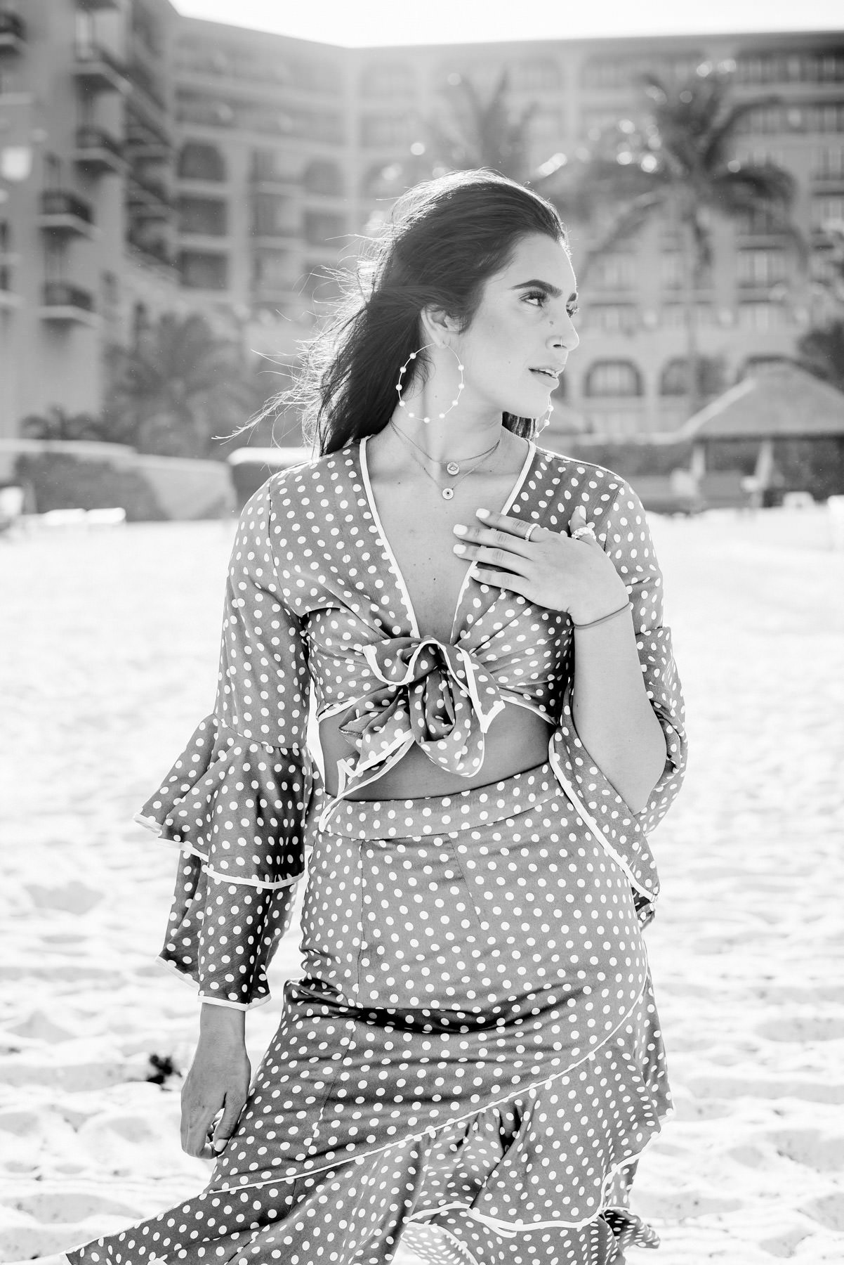 Cancun beach portraits by Take it Photo at The Ritz-Carlton Cancun hotel.