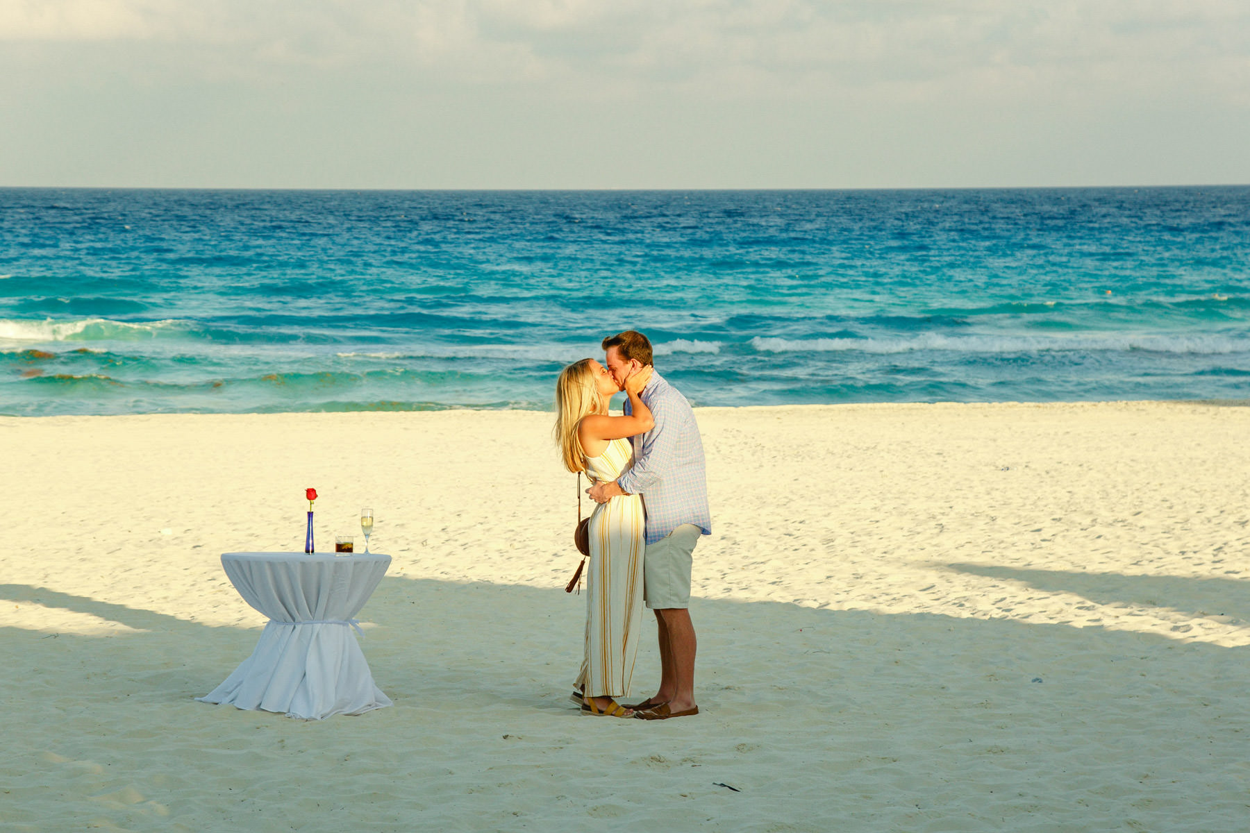 Cancun beach proposal