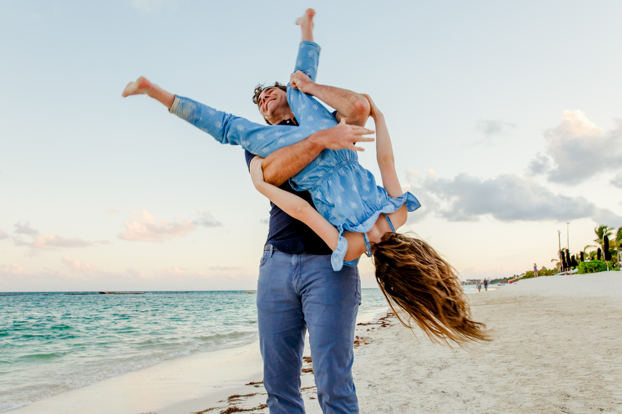 beach lifestyle family photographer Riviera Maya - Rosewood Mayakoba