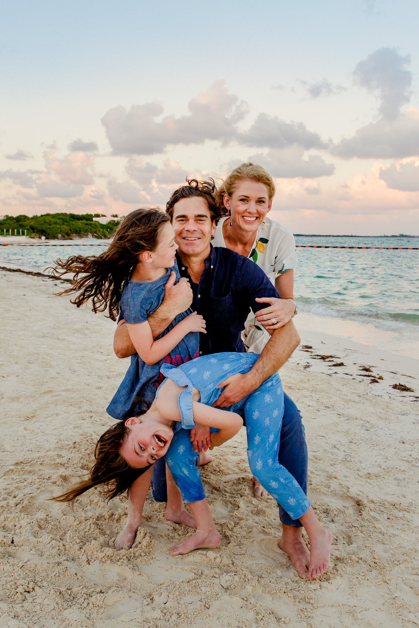 beach lifestyle family photographer Riviera Maya